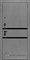 Дверь входная Президент Тренд Титан, цвет силк титан + черный пластик, панель - 62001 цвет светло-серый серена - фото 106431