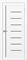 Турин_524AПП.11 молдинг алюм.чёрн. ЭКО-шпон Белый снежный - фото 121281