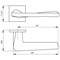 Ручка Armadillo (Армадилло) раздельная K.USS52.TORSO (TORSO USS) AB-7 бронза - фото 123973