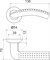 Ручка Armadillo (Армадилло) раздельная R.LD54.Libra26 (Libra LD26) SN/CP-3 матовый никель/хром - фото 124242