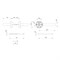 Ручка Fuaro (Фуаро) раздельная R.DSS201-0201/19 (DSS-0201/19) INOX 201 - фото 125592