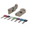 Цилиндровый Punto (Пунто) механизм MaxPro7002Knob110mm(55+10+45) SN никель 7key с вертушкой - фото 128988