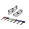 Цилиндровый Punto (Пунто) механизм MaxPro7002Knob60mm(25+10+25) CP хром 7key с вертушкой - фото 129193