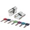 Цилиндровый Punto (Пунто) механизм MaxPro7000Key 52mm (21+10+21) CP хром 7key - фото 129286