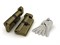 Цилиндровый механизм Fuaro (Фуаро) с вертушкой R302/70 mm-BL (30+10+30) AB бронза 5 кл. БЛИСТЕР - фото 129432