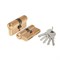 Цилиндровый Fuaro (Фуаро) механизм 1000ZA Key60(25+10+25) SSG сатинированное золото 5Key - фото 129483