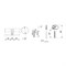 Цилиндровый Fuaro (Фуаро) механизм (D-PRO502-8/80) D-PRO5002-8Knob80(40+10+30) CP хром 5+1Key с верт. перекод. - фото 129551