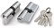 Цилиндровый Fuaro (Фуаро) механизм (100 ZA/70) 1000ZAKey70(30+10+30) CP хром 5Key - фото 129553