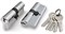 Цилиндровый Fuaro (Фуаро) механизм (100 ZA/80) 1000ZAKey80(30+10+40) CP хром 5Key - фото 129588