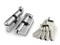 Цилиндровый Fuaro (Фуаро) механизм (R602/100) R6002Knob100(45+10+45) CP хром 5Key с вертушкой - фото 129606