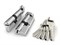 Цилиндровый механизм Fuaro (Фуаро) с вертушкой R602/80 mm-BL (35+10+35) CP хром 5 кл. БЛИСТЕР - фото 129683