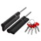 Цилиндровый Fuaro (Фуаро) механизм D-PRO5007 Tang 100 w/k (65+10+25) BL-24 черный 5Key без верт. - фото 129779