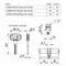 Цилиндровый механизм Mottura (Моттура) под вертушку (дл. шток) C55P613101 (92 мм/56+10+26), МАТ.НИКЕЛЬ - фото 130488