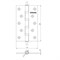 Петля Fuaro (Фуаро) универсальная IN5400UA-BL AB (4BB/A/BL 125x75x2,5) бронза БЛИСТЕР - фото 132542