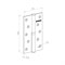 Петля Fuaro (Фуаро) съемная IN5430SR-BL AB правая (413/BL-5 125x75x2,5) бронза БЛИСТЕР - фото 132552