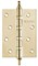 Петля Fuaro (Фуаро) универсальная IN4400UA-BL PB (4BB/A/BL 100x75x2,5) латунь БЛИСТЕР - фото 132589