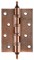 Петля Fuaro (Фуаро) универсальная IN4400UA-BL АС (4BB/A/BL 100x75x2,5) медь БЛИСТЕР - фото 132715