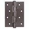 Петля Fuaro (Фуаро) универсальная IN4400U-BL OS (4BB/BL 100x75x2,5) состаренное серебро БЛИСТЕР - фото 132779