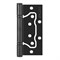 Петля Fuaro (Фуаро) универсальная без врезки IN4500W-BL BL (500-2BB/BL 100x2,5) черный матовый БЛИСТЕР - фото 132846