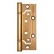 Петля Punto (Пунто) универсальная без врезки IN5200W CF (200-2B 125x2,5) кофе - фото 132962