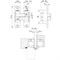 Петля Armadillo (Армадилло) скрытой установки U3D6200L CP левая (Architect 3D-ACH 60) хром 60 кг - фото 133581