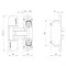 Петля Armadillo (Армадилло) скрытой установки U3D6002.TG BL черный - фото 133596