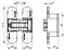Петля Armadillo (Армадилло) скрытой установки U3D6000 BL (11160UN3D) черный - фото 133601