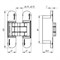 Петля Armadillo (Армадилло) скрытой установки U3D7000 BL (12060UN3D) черный TECH - фото 133609