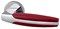 Ручка Armadillo (Армадилло) раздельная ARC URB2 СР/Bordo-15 Хром/бордовый - фото 82432