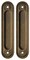 Ручка Armadillo (Армадилло) для раздвижных дверей SH.CL152.010 (SH010/CL) OB-13 античная бронза - фото 82806