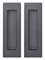 Ручка Armadillo (Армадилло) для раздвижных дверей SH.URB153.010 (SH010 URB) BPVD-77 вороненый никель - фото 82845