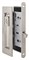 Защелка Armadillo (Армадилло) с ручками для раздвижных дверей SH.URB153.KIT011-BK (SH011 URB) SN-3 матовый никель - фото 82854