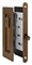 Набор Armadillo (Армадилло) для раздвижных дверей SH011 URB BB-17 Коричневая бронза - фото 82866