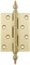 Петля Armadillo (Армадилло) универсальная IN4500UB SG (500-B4) 100x75x3 мат. золото Box - фото 85586